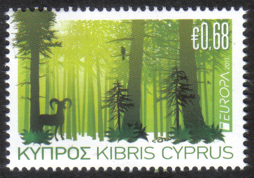 Cyprus Stamps SG 1247 2011 68c - MINT