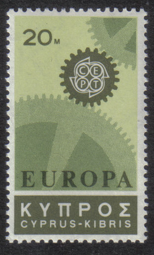 Cyprus Stamps SG 302 1967 20 Mils - MINT
