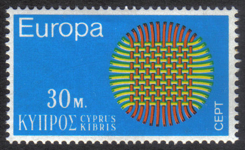 Cyprus Stamps SG 346 1970 30 Mils - MINT