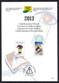 North Cyprus Stamps Leaflet 263 2013 Prevention of traffic accidents 