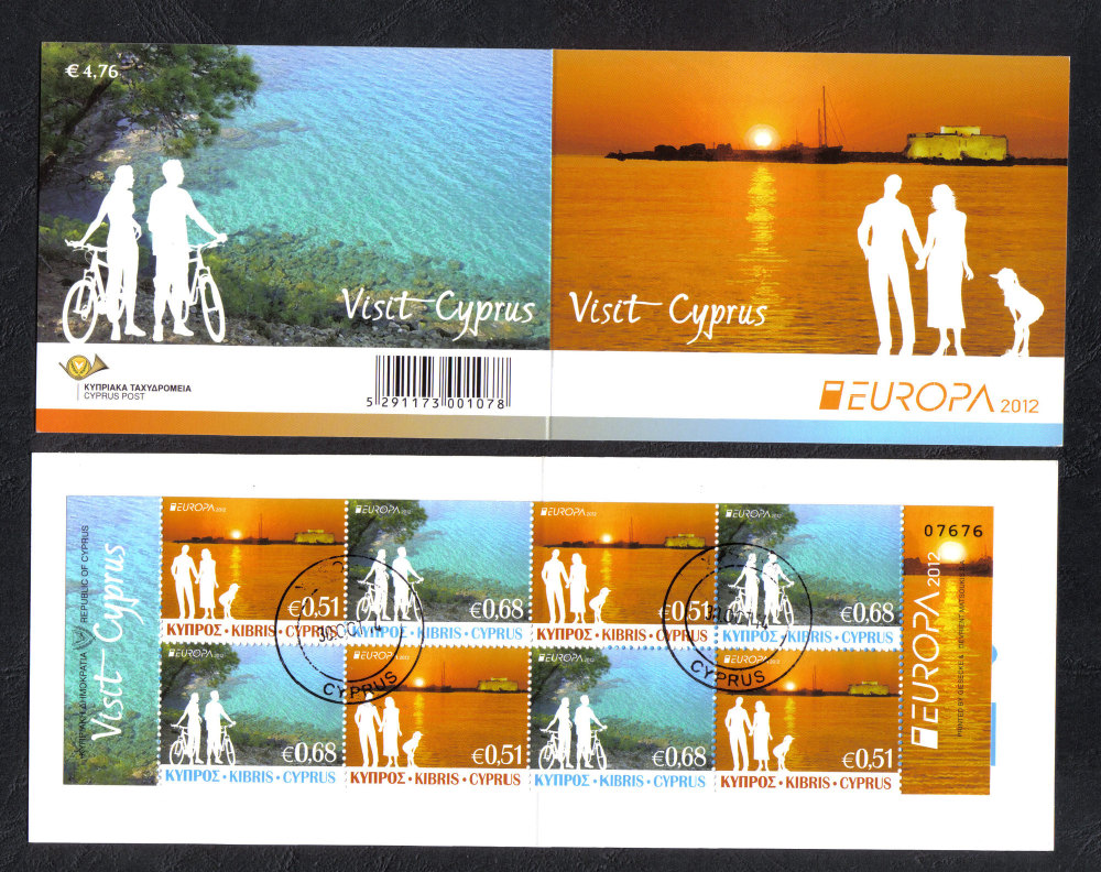Cyprus Stamps SG 2012 (e) Europa Visit Cyprus - Booklet CTO USED (h925)