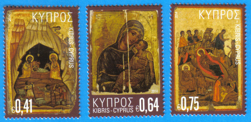 Cyprus Stamps SG 2014 (i) Christmas Icons - MINT