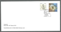Cyprus Stamps SG 1362 2015 34c Overprint on 43c Sea Anemone Marine Stamp - Unofficial FDC (h989)