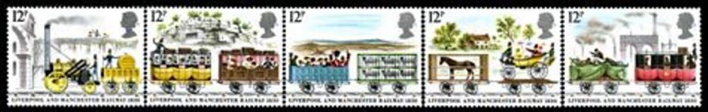 British Stamps 1980 Liverpool and Manchester Railway - MINT