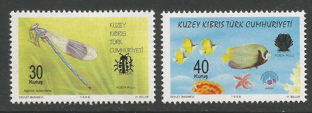 North Cyprus Stamps SG 2014 (f) Overprinted stamps - MINT