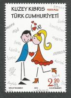 North Cyprus Stamps SG 0790 2015 Saint Valentines Day - MINT
