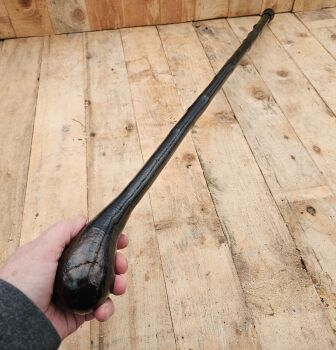 A CLASSIC IRISH BLACKTHORN WALKING STICK 434EW