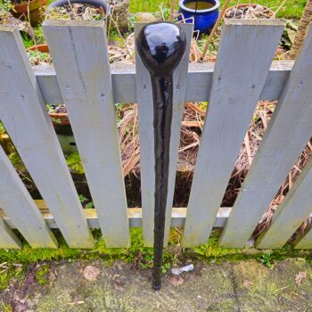 IRISH BLACKTHORN WALKING STICK WITH A BEECH HANDLE 738ew