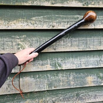 IRISH BLACKTHORN CUDGEL WITH A BLACK WALNUT HEAD 773EW
