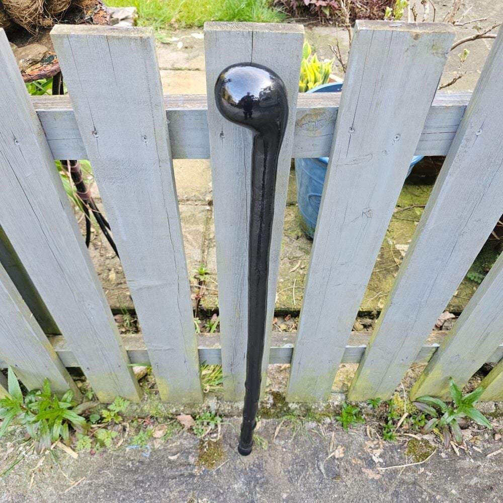 IRISH BLACKTHORN WALKING STICK WITH A BEECH HANDLE