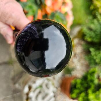 IRISH HAWTHORN WALKING STICK WITH A RESIN BALL HANDLE 856EW