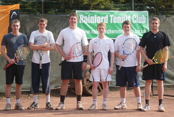 Rainford Tennis Club - Mens 1st Team 2010