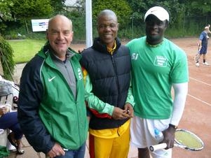 Coach Noah meets Steve Vincent and Sam Jalloh