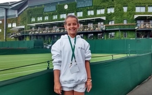 Maisie Lavelle at Wimbledon