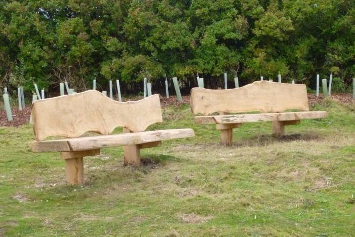 Racehill benches in memory of Colin Sayers