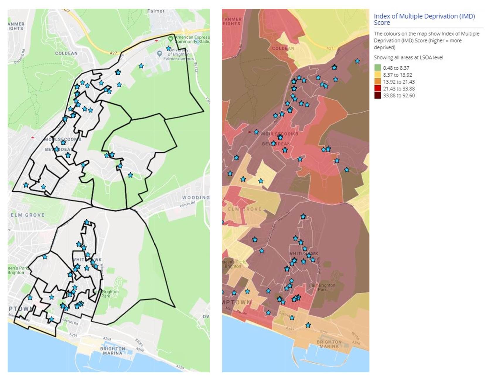 East Brighton Index of Multiple Deprivation