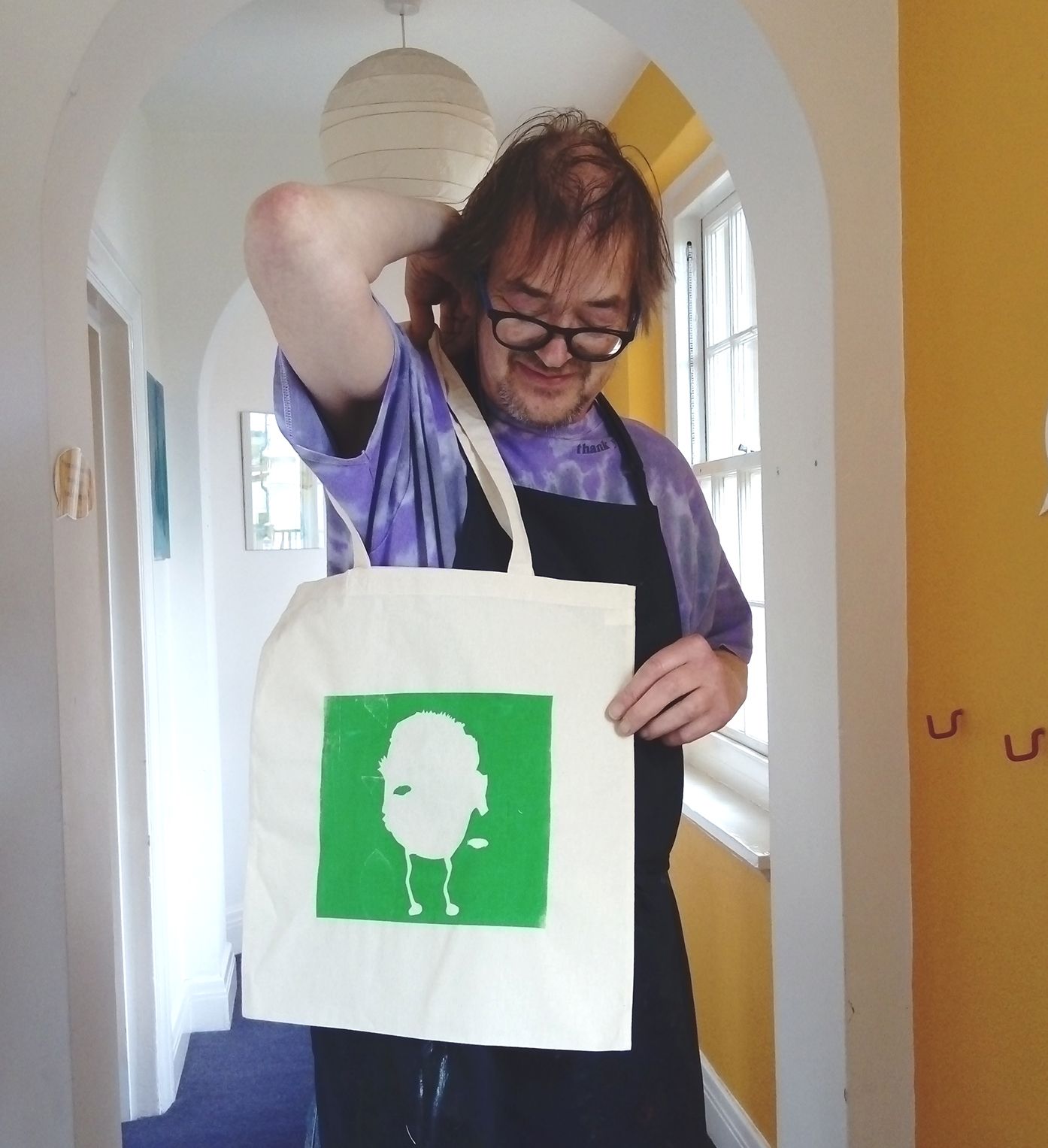 Screenprint a tote 1