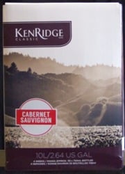 Kenridge Classic Cabernet Sauvingnon 30 bottle red wine kit
