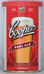 Coopers Real Ale home brewing kit