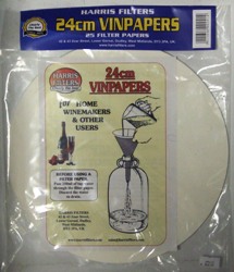Harris 24cm Vinpapers Filter Papers - packed in 25s