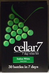 Cellar 7 from Youngs 30 Bottle 7 Day Italian White wine kit