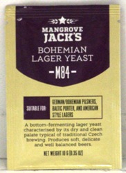 Mangrove Jack Bohemian Lager Yeast (M84) - 10g sachet