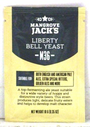 Mangrove Jack Liberty Bell Ale Yeast (M36) - 10g sachet (Formerly called Bu