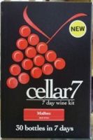Cellar 7 from Youngs 30 Bottle 7 Day Malbec wine kit