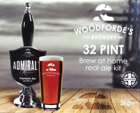 Woodfordes Admirals Reserve -  32 pint beer kit