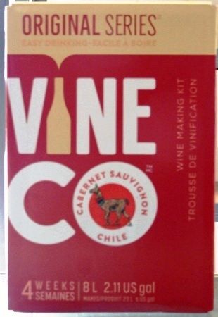 Vineco Original Series Cabernet Sauvingnon 30 bottle red wine kit