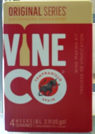 Vineco Original Series Tempranillo 30 bottle home red wine making kit