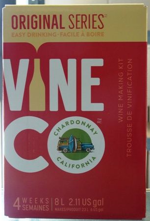 Vineco Original Series Chardonnay 30 bottle home white wine making kit