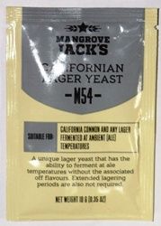 Mangrove Jack's Californian Lager Yeast (M54) - 10g sachet