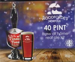 Woodfordes Tinsel Toes Winter Ruby Ale - 40 pint beer kit