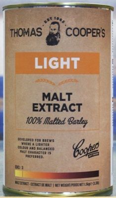 Coopers Liquid Malt Extract - Light 1.5kgs