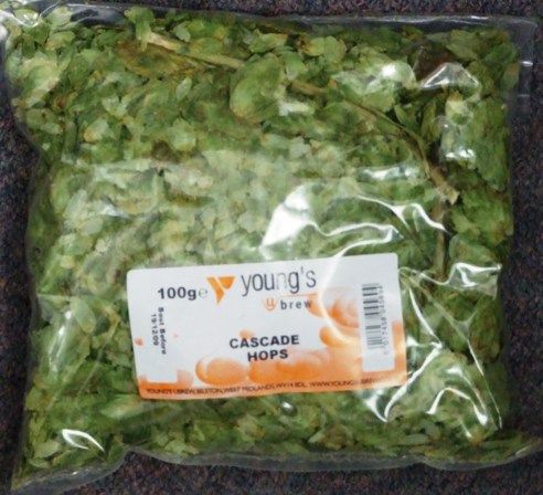 Cascade Hops - Dried Leaf 100g