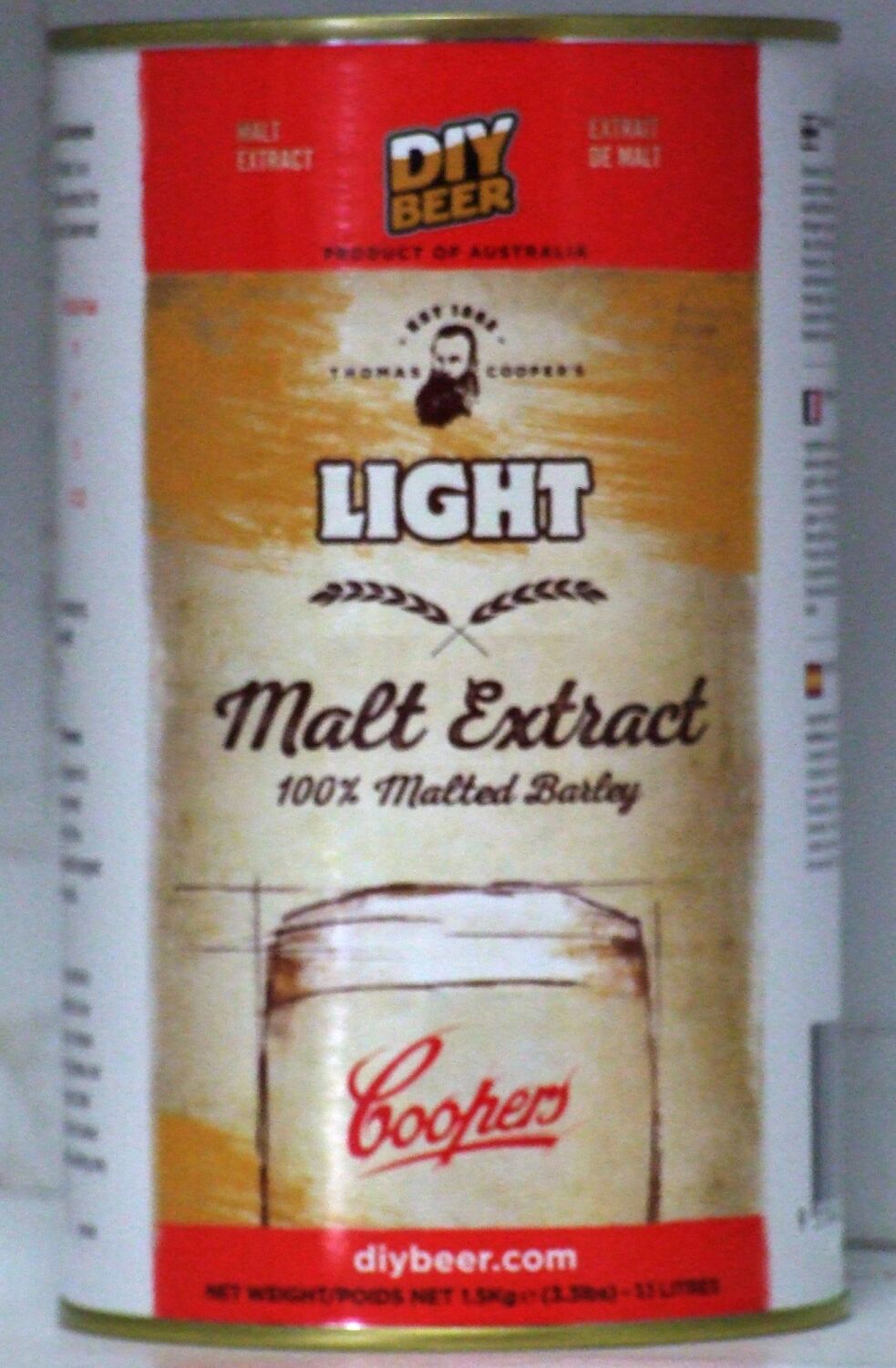 Muntons Liquid Malt Extract - Light 1.5kgs