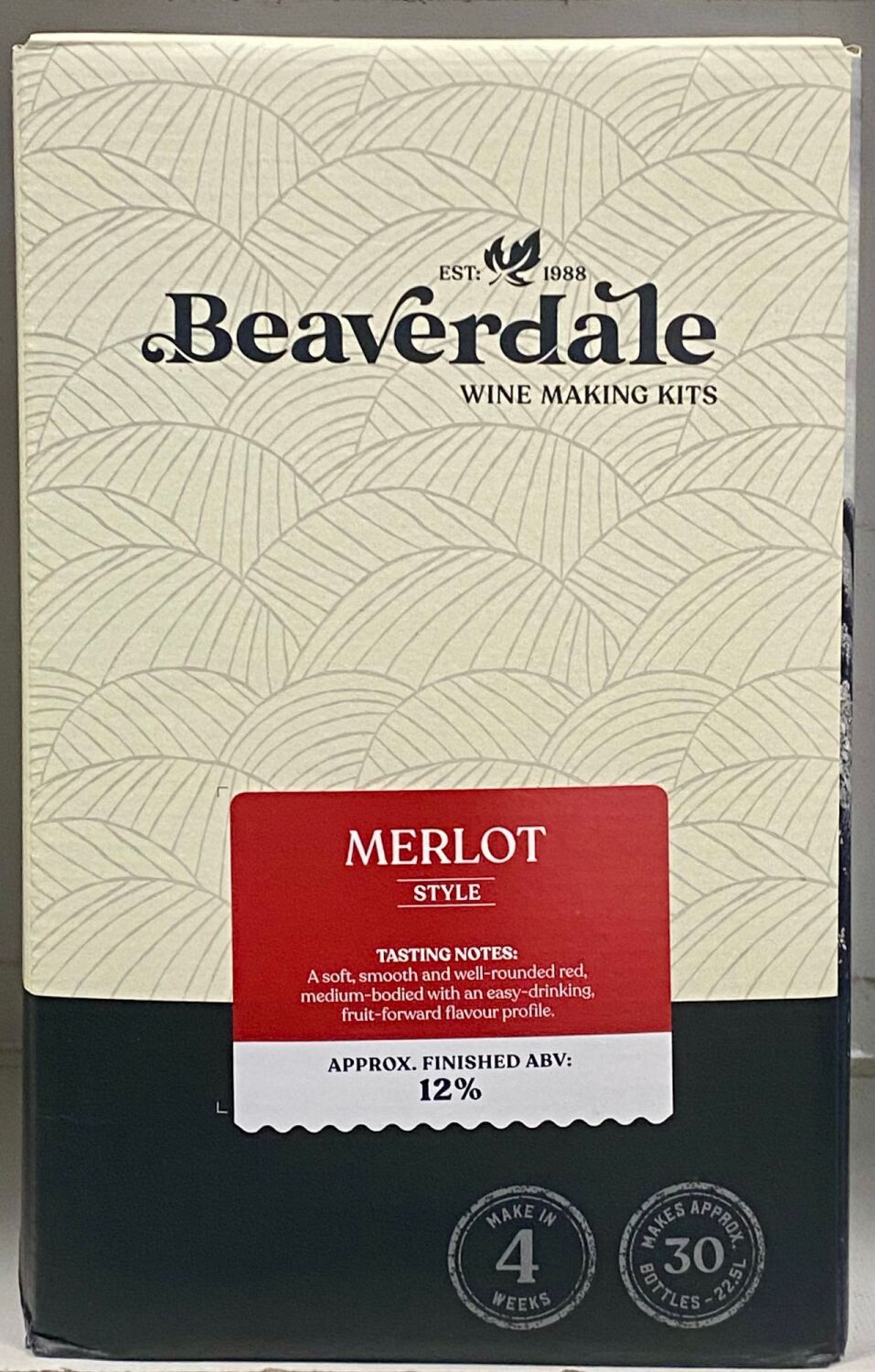Beaverdale Merlot - 30 Bottle red wine kit