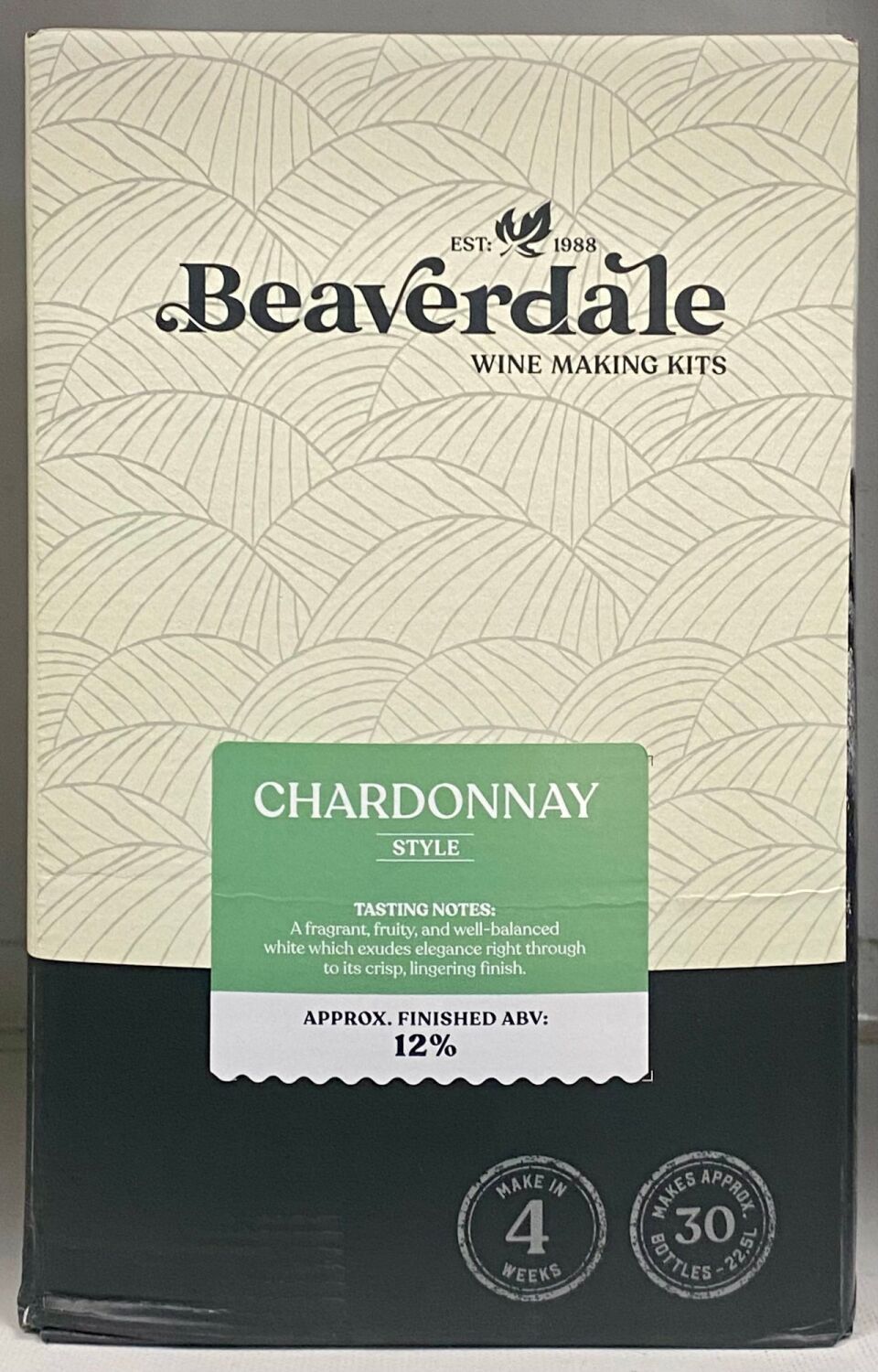 Beaverdale Chardonnay - 30 Bottle white wine kit