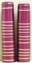 Shrink Caps - Burgundy and Gold (Pack of 30)