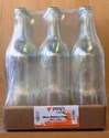 Wine Bottles - 75cl clear glass pack of 15. Maximum 2 trays per order.