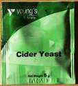Youngs Cider Yeast - sachet