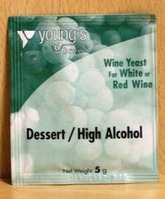 Youngs Desert Wine/High Alcohol Yeast - sachet