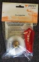 Gas Injection 2 inch lid, fitted with Pin Valve and bulb holder