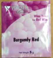 Youngs Burgundy Red wine yeast - sachet