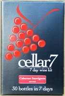 Cellar 7 from Youngs 30 Bottle 7 Day Cabernet Sauvingon  wine kit