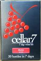 Cellar 7 from Youngs 30 Bottle 7 Day Merlot  wine kit