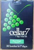 Cellar 7 from Youngs 30 Bottle 7 Day Pinot Grigio wine kit