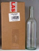 Wine Bottles - 75cl clear glass pack of 6