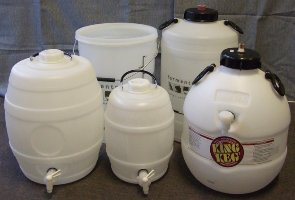 barrels and fermenters